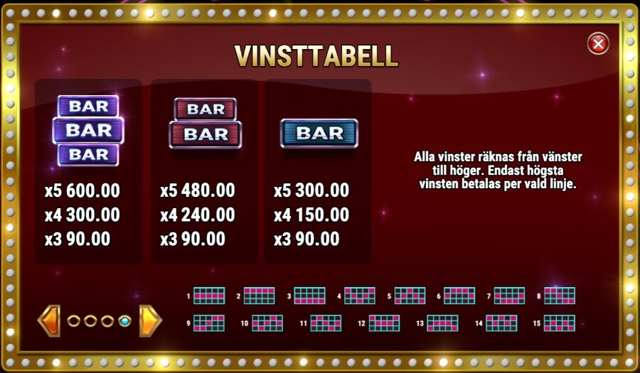BAR-symboler i the Big Win 777