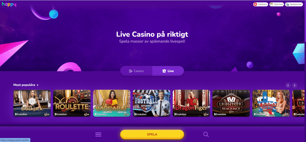 Happy Live Casino