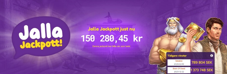 Delta i exklusiva Jalla Jackpott