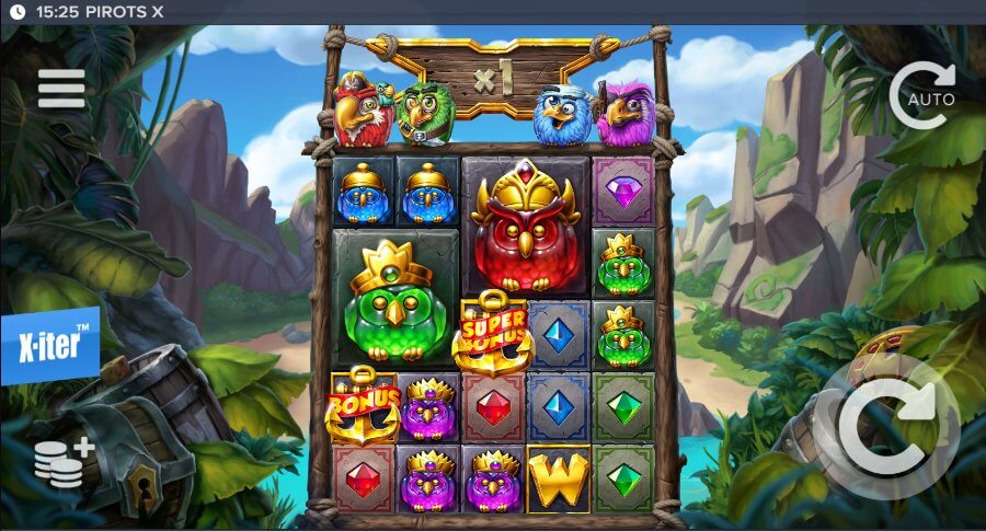 Pirots X slot är snygg och livfull