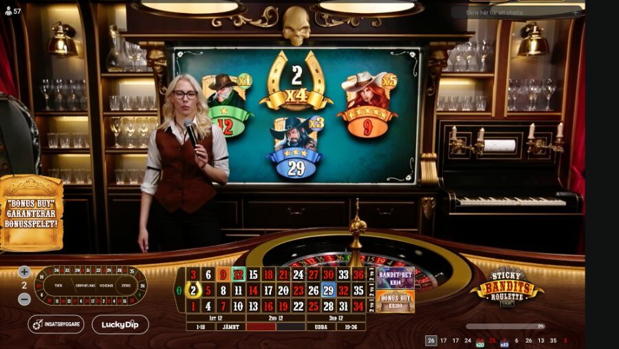 Sticky Bandits Roulette