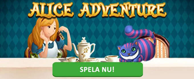 Spela Alice Adventure hos LeoVegas Alice Adventure banner