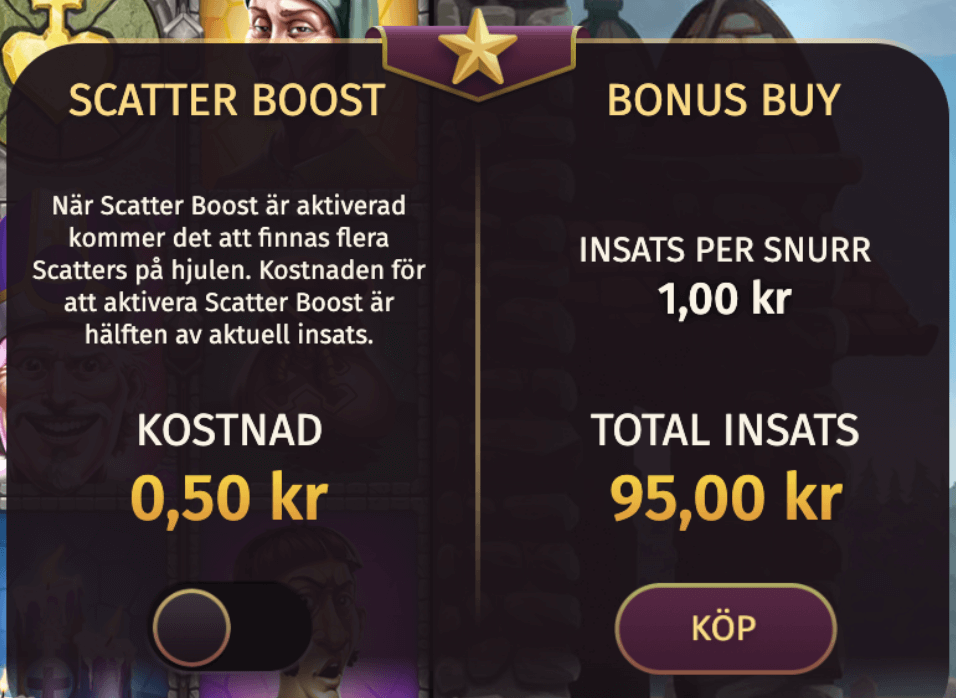 Bonus Buy i Holy Hand Grenade slot.
