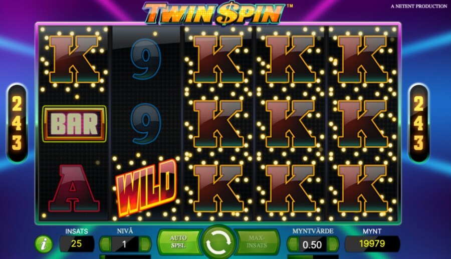 Bonusfunktioner i Twin Spin slot
