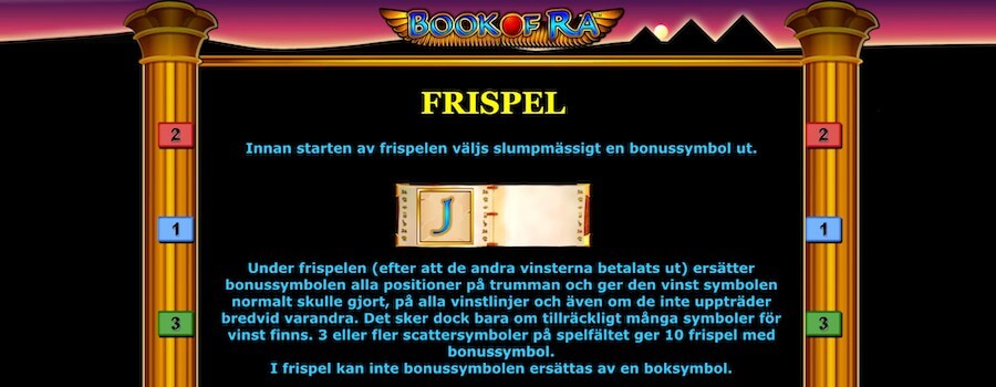 Book of Ra Free Spins