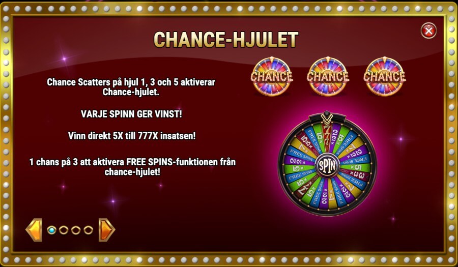 Chance hjulet i The Big Win 777
