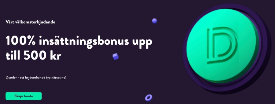 Dunder Casino bonus