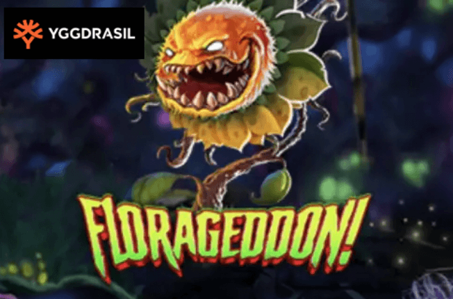 Florageddon logotyp.