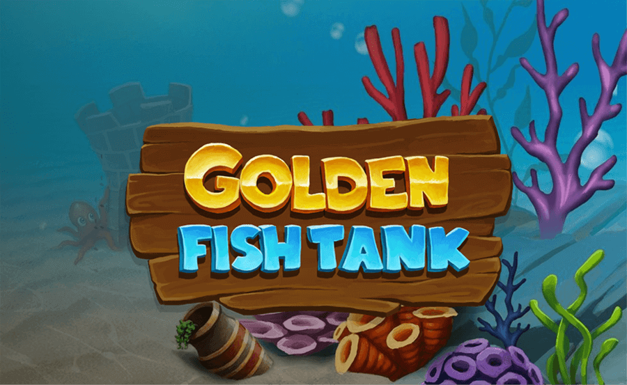 Golden Fish tank slot, logo.