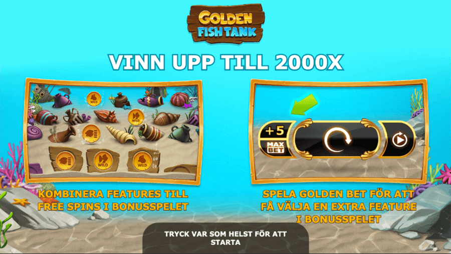 Features i Golden Fish tank slot