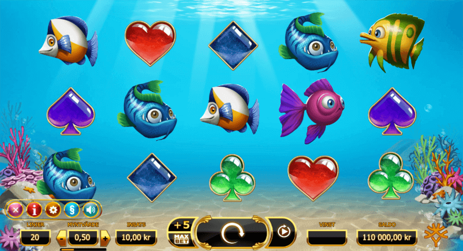Huvudspelet i Golden Fish Tank slot