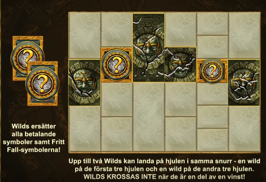 Wildsymboler från Gonzo's Quest Megaways.