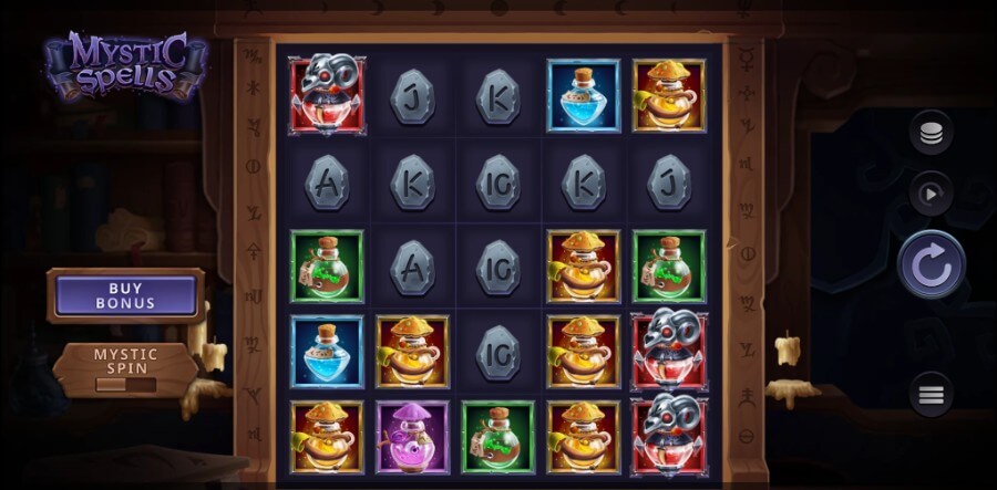 Grundsspelet i Mystic Spells