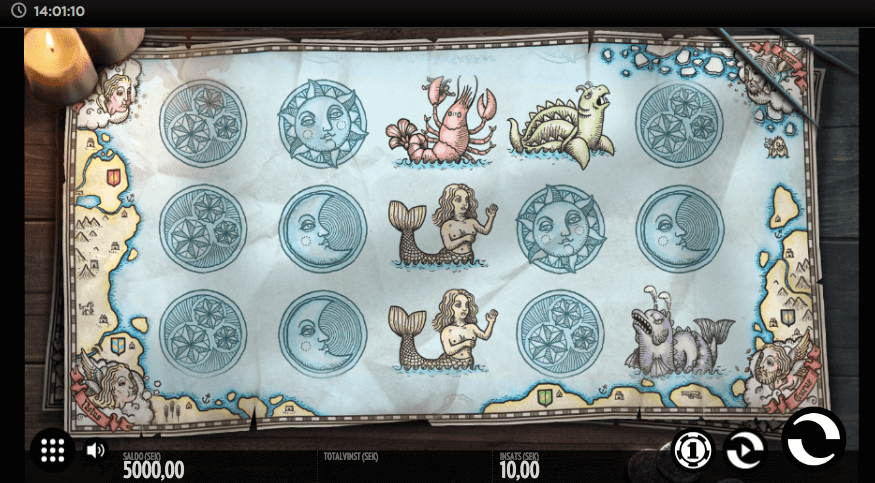 Spelplan från 1429 uncharted seas.