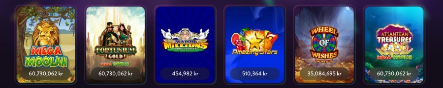 Jackpottslots hos Dunder