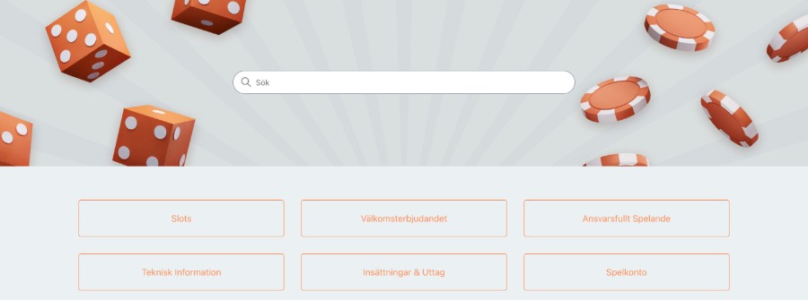 FAQ-sektionen hos SpeedyCasino