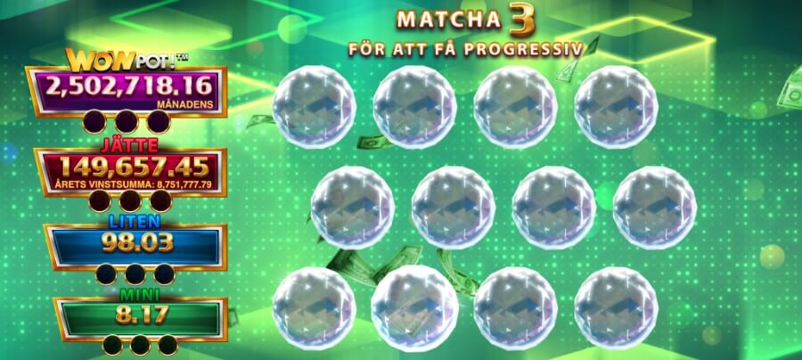 Jackpottspelet i Cash 'N Riches WOWPOT Megaways