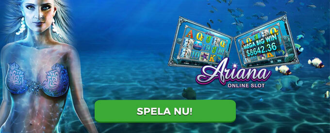 Spela Ariana hos LeoVegas Ariana header