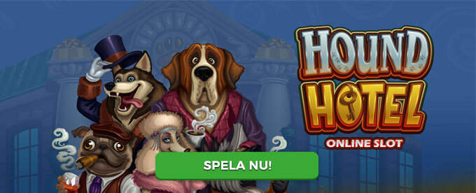 Spela Hound Hotel hos SveaCasino Hound Hotel banner
