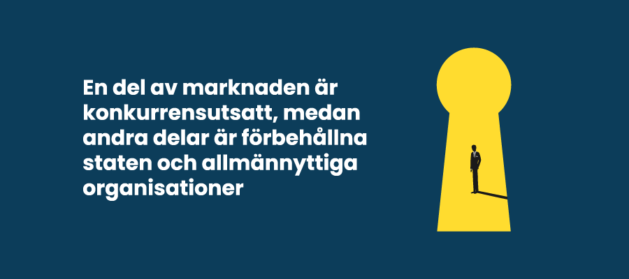 Den svenska spelmarknaden består av olika delar