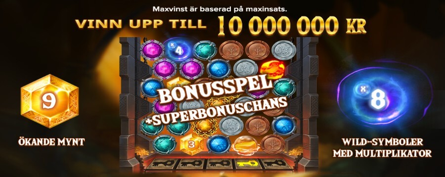 Bonusfunktioner i Ryze slot
