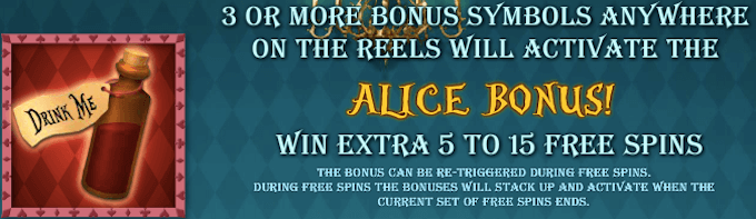 Spela Alice Adventure hos LeoVegas Alice Adventure banner