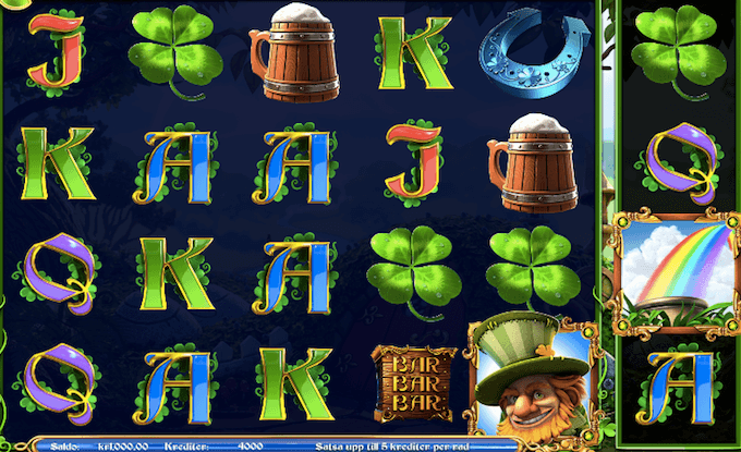 Spela Charms & Clovers hos Casinostugan Charms & Clovers spelplan.