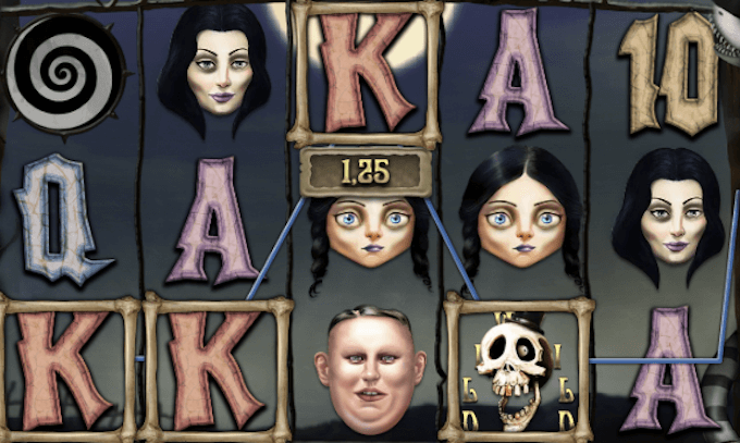 Spela Spooky Family hos Videoslots Spooky Family spelplan