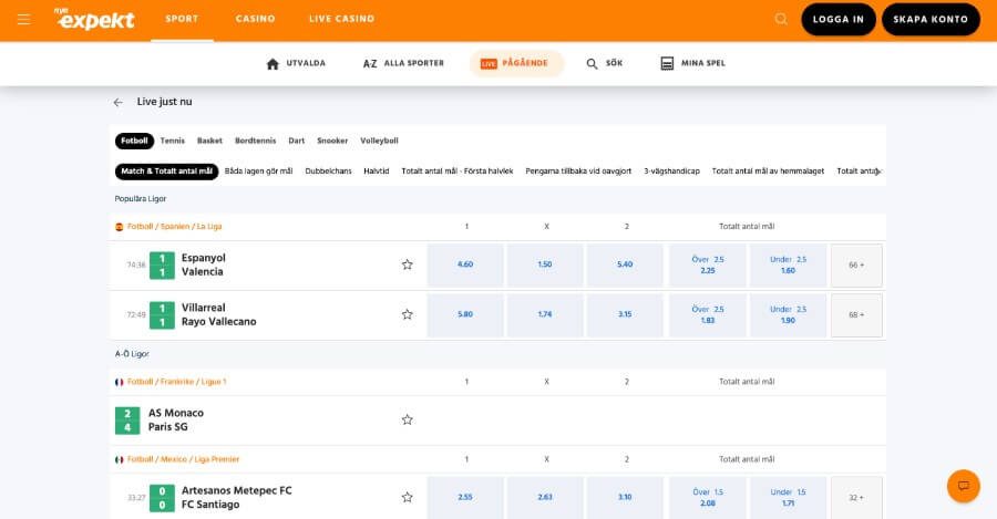 Expekt Sportsbook