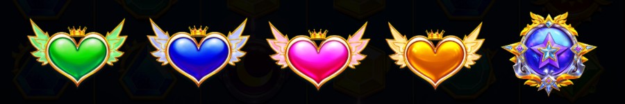Multiplikatorer i Starlight Princess 1000.