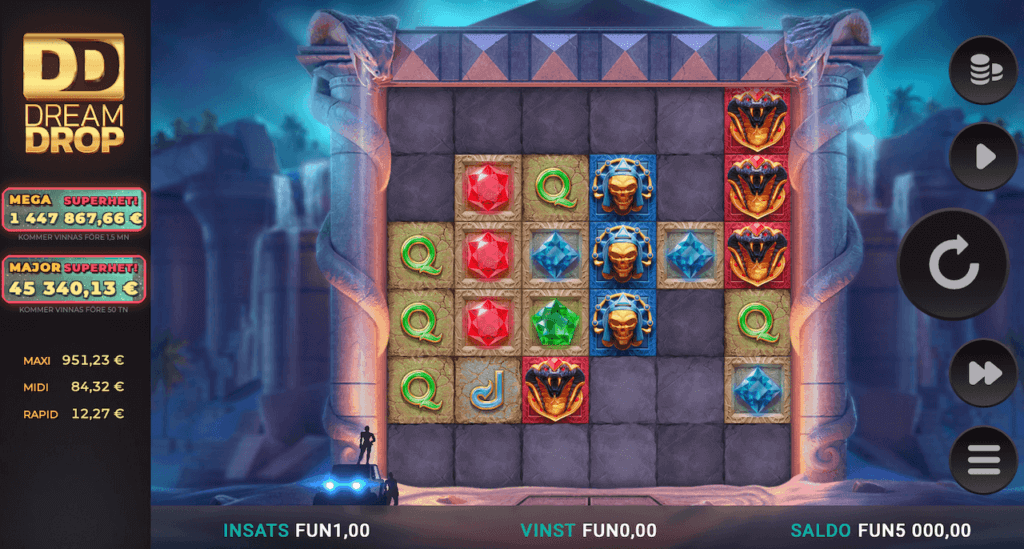Temple Tumble 2 spelplan.
