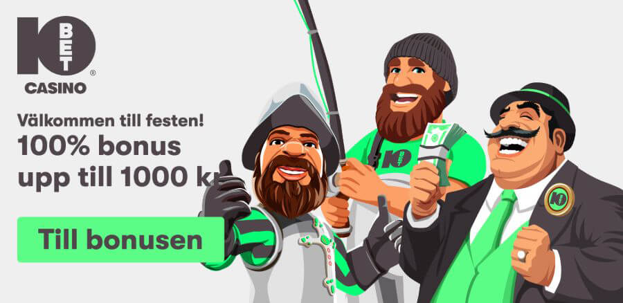 välkomstbonus hos 10Bet
