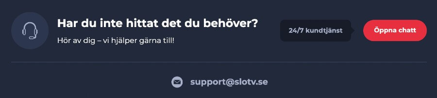 Kontakta SlotV kundtjänst