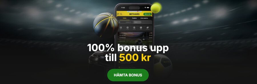 Betting bonus hos Bethard