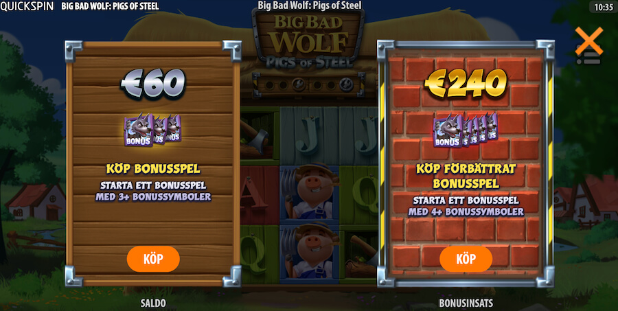 Big Bad Wolf: Pigs of Steel Bonus Buy