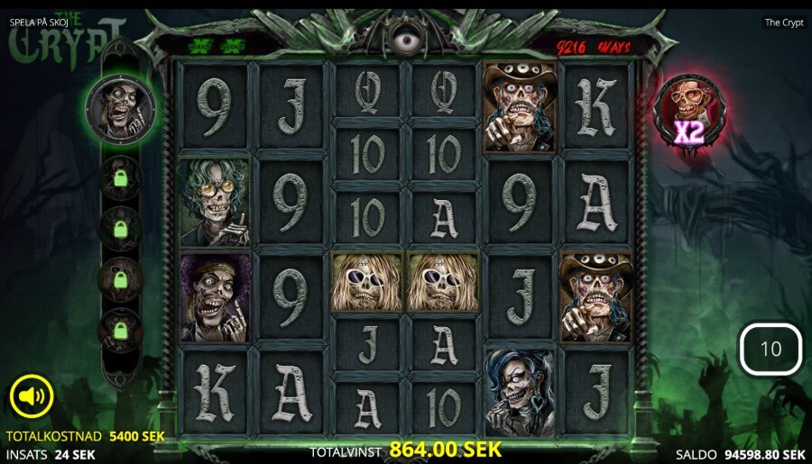 Free Spins-läge the Crypt
