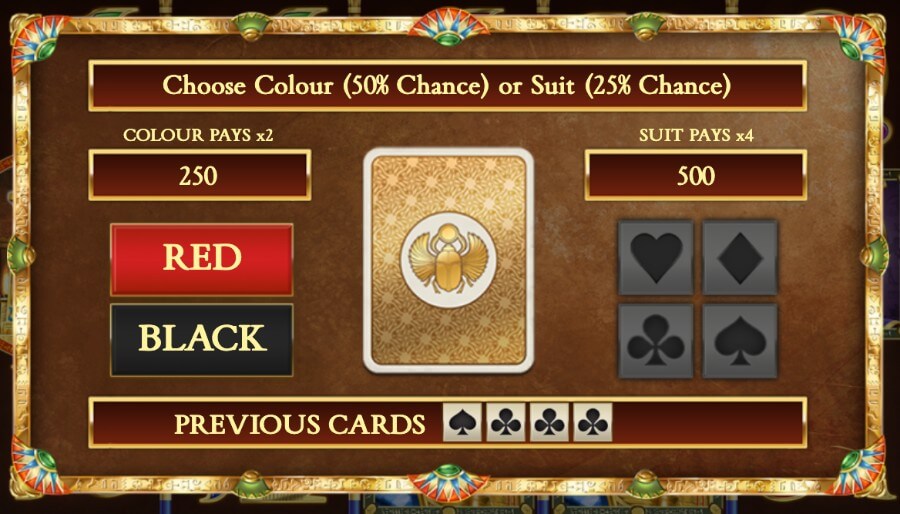 Gamble or collect i Legacy of Dead