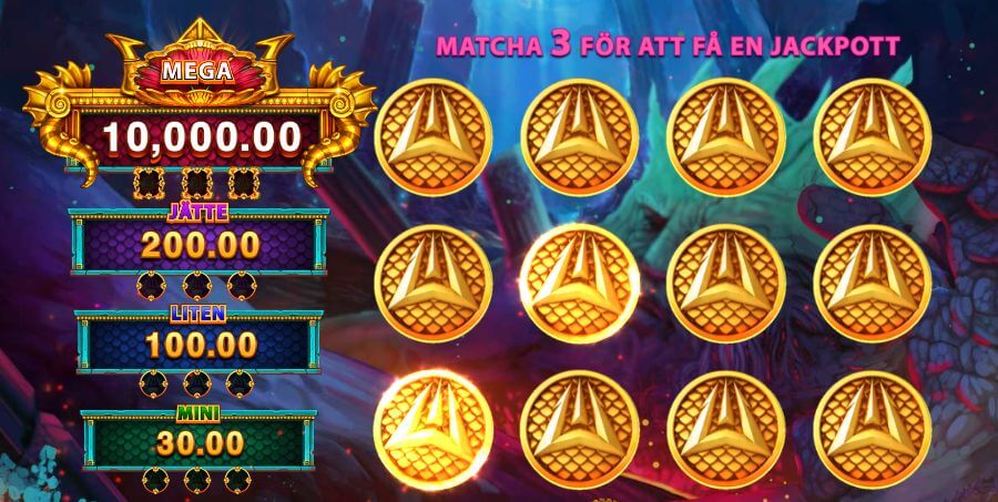 Jackpottspelet i Ancient Fortunes: Poseidon Megaways