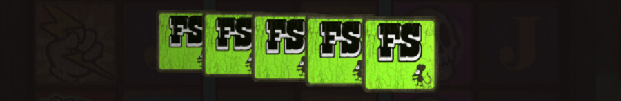 Fem scattersymboler från Keep'em.