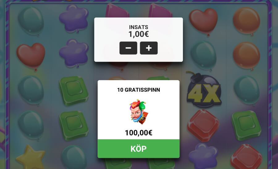 Bonusköpfunktion Joker Bombs