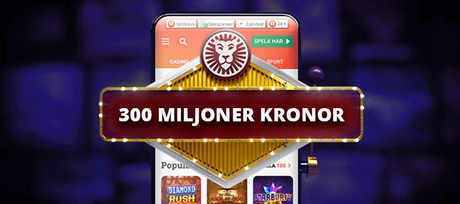 Leo Vegas Groups jackpott närmar sig 300 miljoner kronor