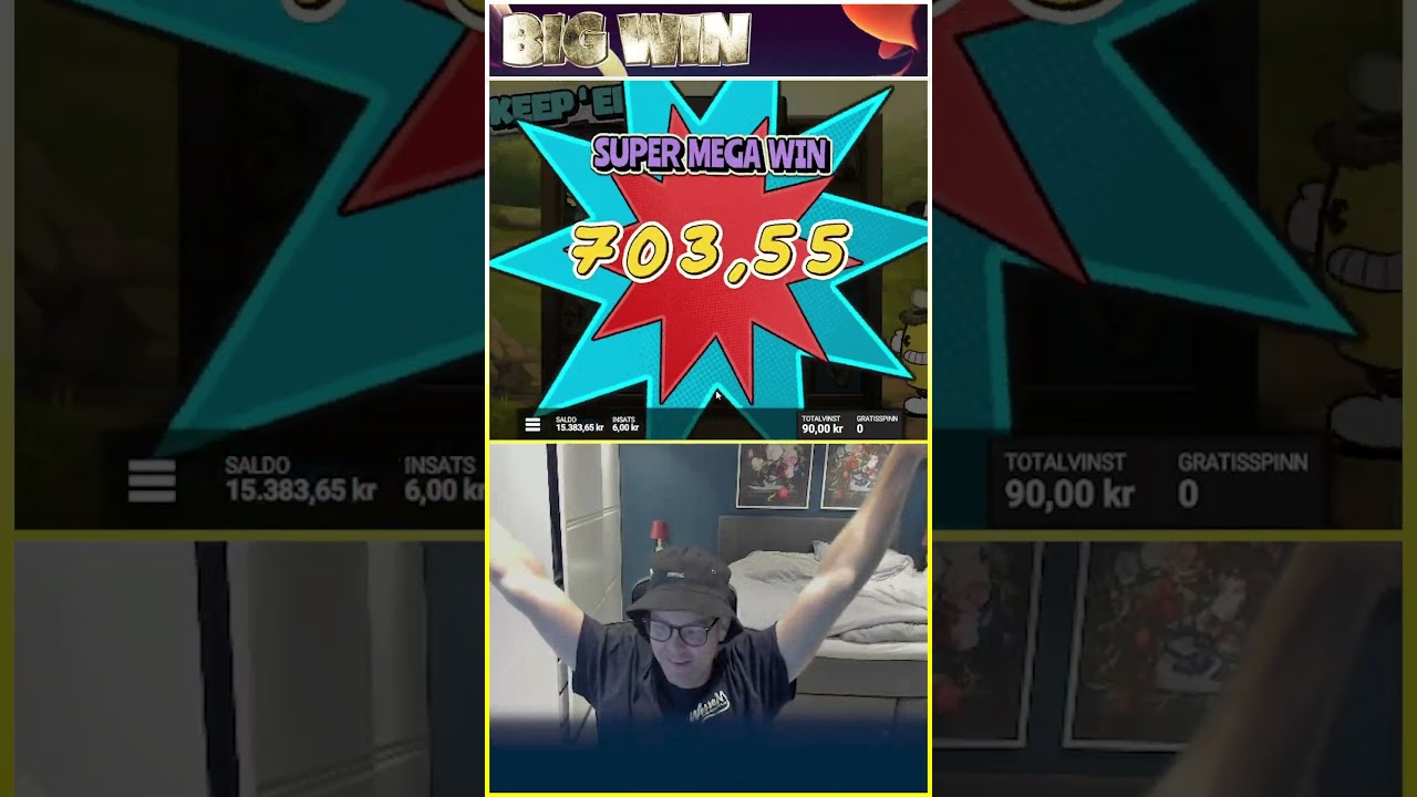 "Ojojojoj, måste ringa farsan!" 🥳 #bigwin #slots @sveacasino_se