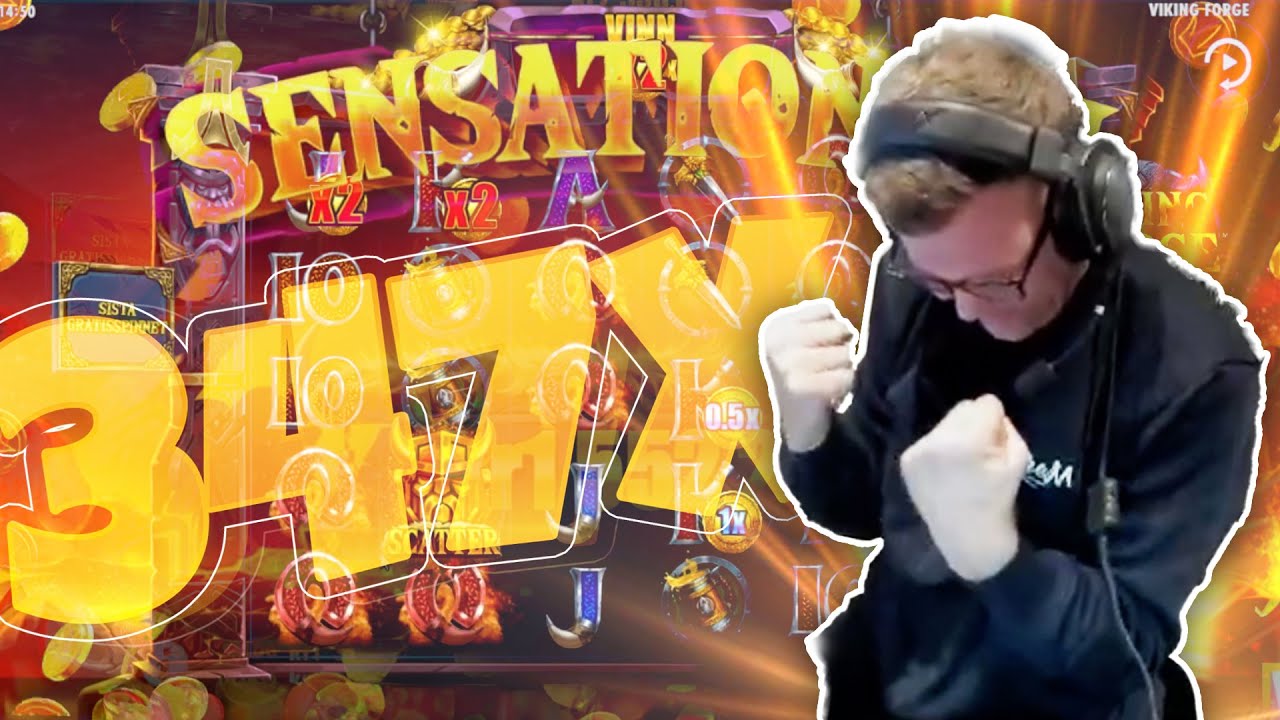 🤑 347x! BIG WIN på Viking Forges!🎉