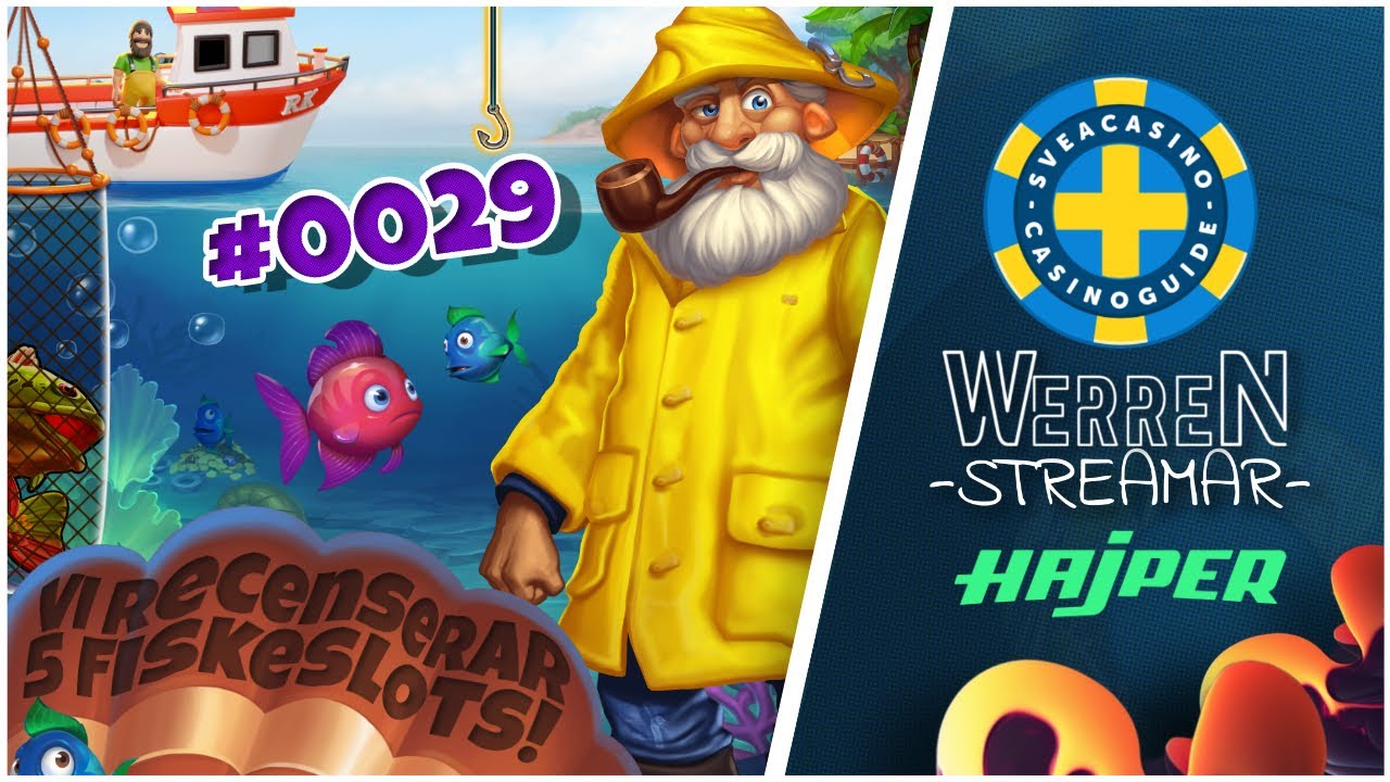 Sveacasino - Recenserar TOP 5 Fiskeslots!