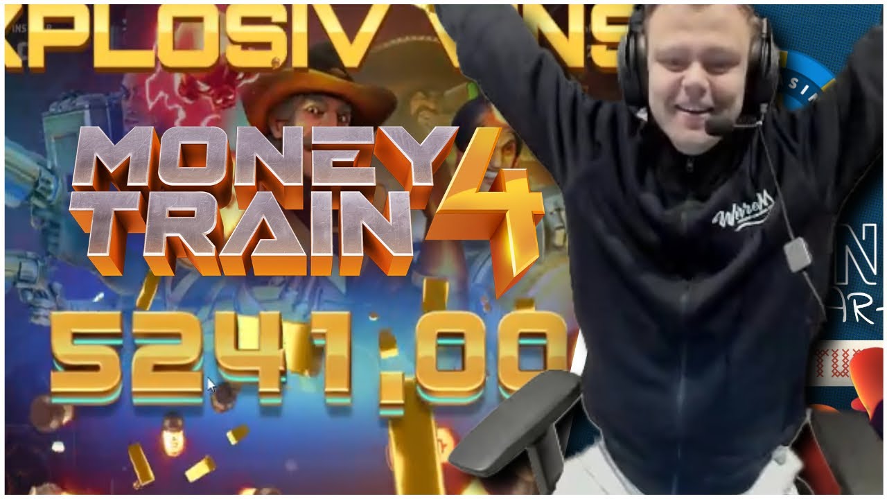 Se när WerreN kammar hem ÄNNU EN ULTRA BIG WIN! MONEY TRAIN 4 - 1747X!!