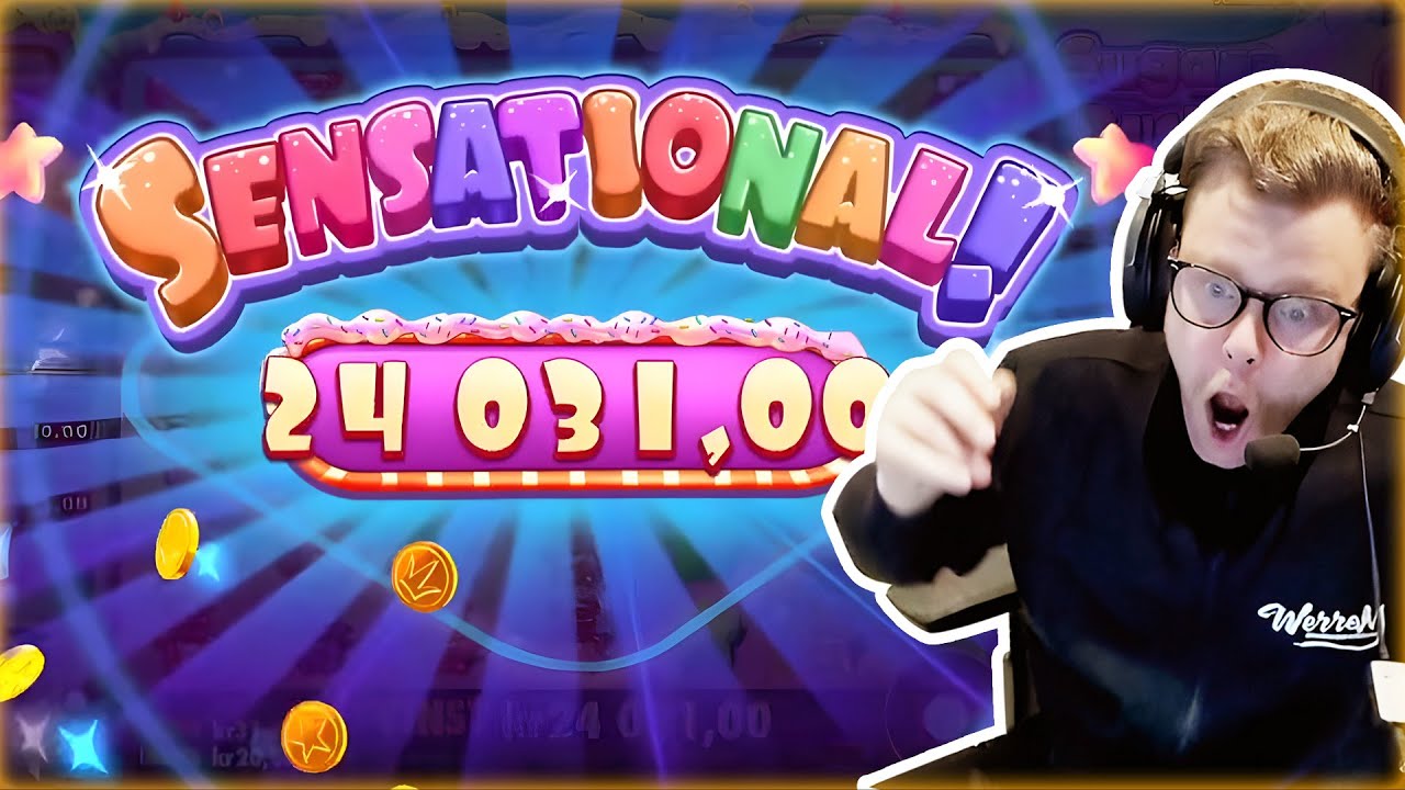 WerreN får en 1204x BIG WIN - Sugar Rush 1000