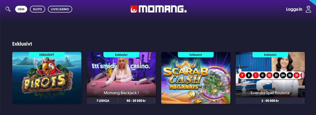 Hemsida Momang.