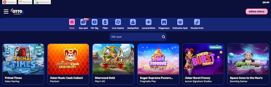 Otto Casinos slots