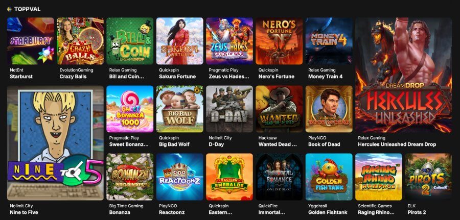 Spel hos Bethard Casino