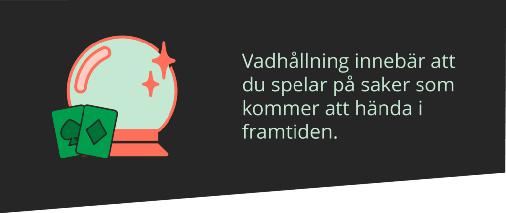 Vad spel på vadhållning innebär